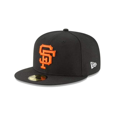 Black San Francisco Giants Hat - New Era MLB 1958 Cooperstown Wool 59FIFTY Fitted Caps USA2319456